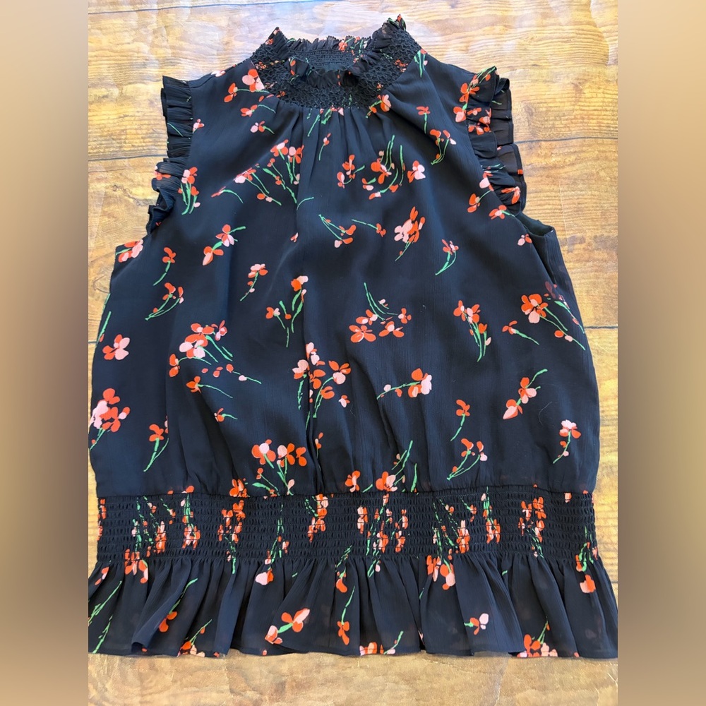 J.‎ Crew Floral Sleeveless Blouse